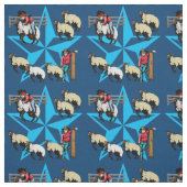 Tissu occidental de rodéo de Bustin de mouton (Échantillon)