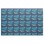 Tissu occidental de rodéo de Bustin de mouton (Fat Quarter)