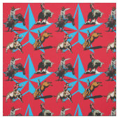 Tissu occidental de rodéo de cowboys d'équitation (Échantillon)