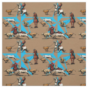 Tissu occidental Roping Roping de rodéo de veau