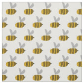 Tissu Occupé gaffez les abeilles (Échantillon)