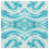 Tissu Océan Bleu Abstrait Plage Peint Marbre Vaves (Échantillon)