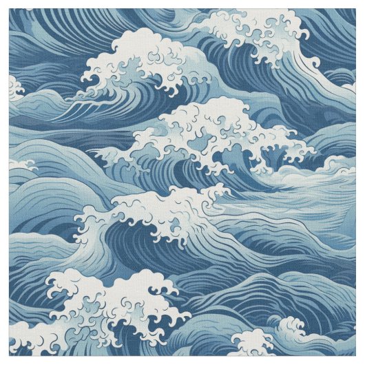 Tissu Ocean Waves (Fermer)