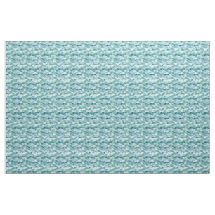 Tissu Ocean Waves aquarelle moderne mignon motif