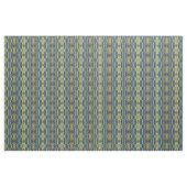 Tissu Ocre Jaune Orange Turquoise Bleu Vert Éthique (Fat Quarter)