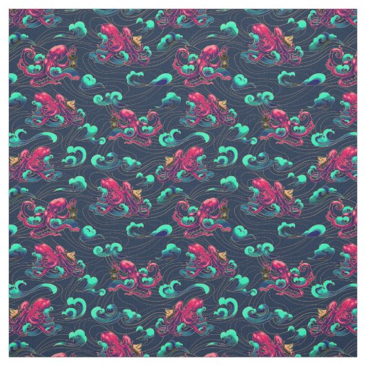 Tissu Octopus (Échantillon)