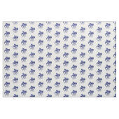 Tissu Octopus bleu et blanc (Yard)