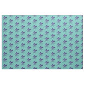 Tissu Octopus bleu et blanc (Yard)