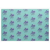 Tissu Octopus bleu et blanc (Fat Quarter)