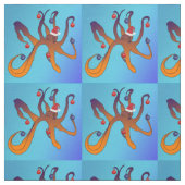 Tissu Octopus Holiday Design (Échantillon)