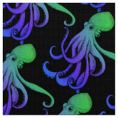 Tissu Octopus pourpre (Fermer)