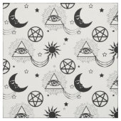 Tissu oeil d'halloween illati (Échantillon)