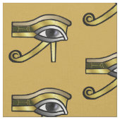 Tissu Oeil d'or de Horus (Fermer)