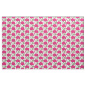 Tissu Oeillets roses (Yard)