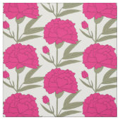 Tissu Oeillets roses (Échantillon)