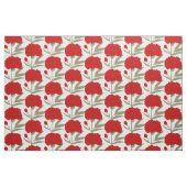 Tissu Oeillets rouges (Fat Quarter)