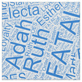 Tissu OES Collage bleu (fermé)