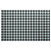 Tissu Œuf de canard bleu et carreaux buffalo noir (Fat Quarter)