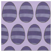 Tissu OEufs de chasse de Pâques peints à rayures violett (Fermer)