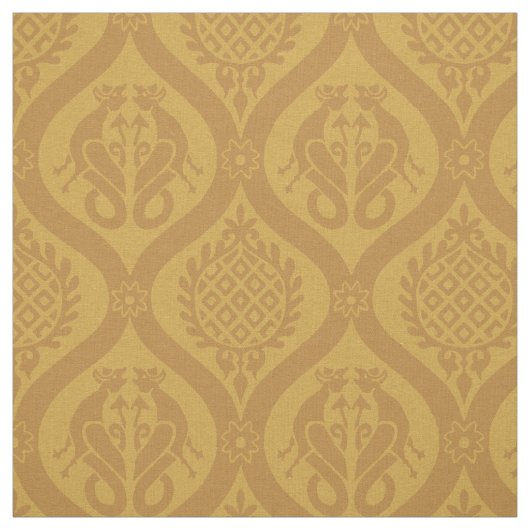 Tissu Ogée de wyvern, Marigold (Échantillon)