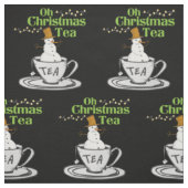 Tissu Oh Christmas Tea - Tea Lover Noël (Échantillon)