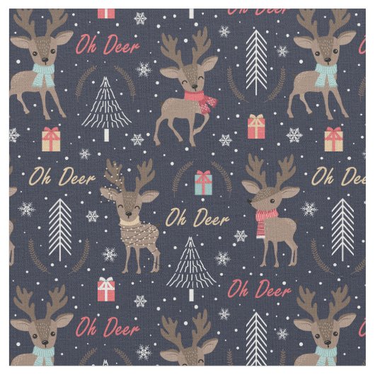 Tissu Oh Deer Cubs (Fermer)