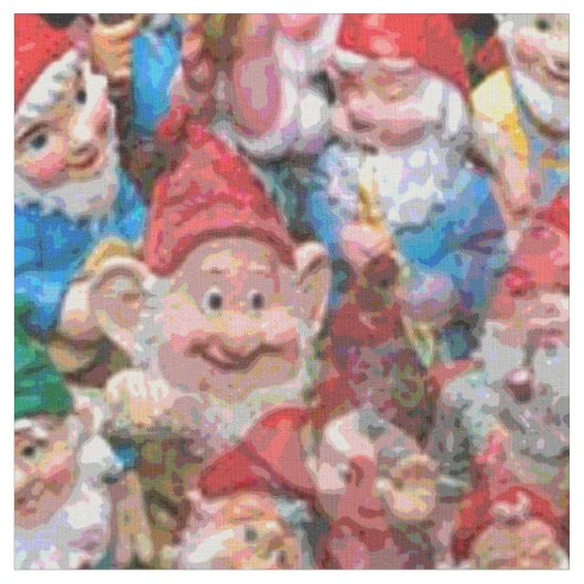 Tissu Oh gnome d'I, droite (Fermer)