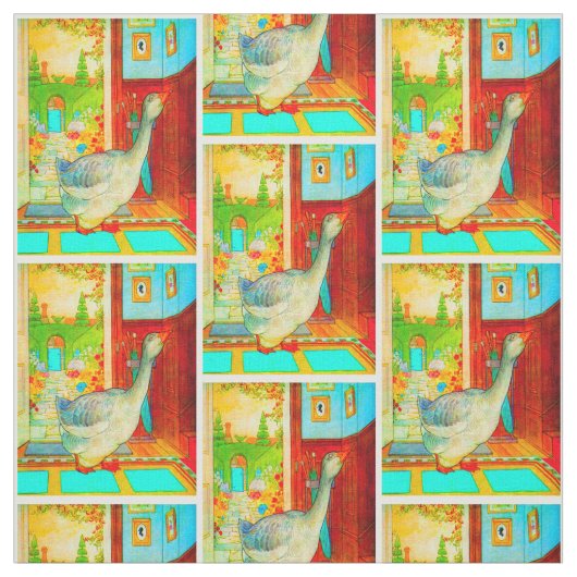 Tissu Oie de mère dans la comptine de Chambre (Échantillon)