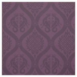 Tissu Oignon de wyvern, aubergine