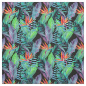 Tissu Oiseau d'aquarelle du paradis (Échantillon)