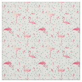 Tissu Oiseau de Flamant rose avec des plumes (Échantillon)