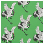 Tissu Oiseau de grue japonais (Échantillon)