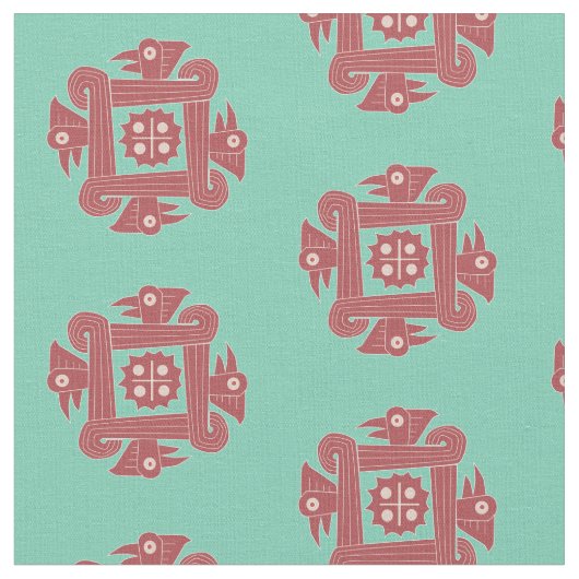 Tissu oiseau de quatre directions (Fermer)