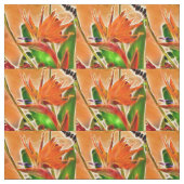 Tissu Oiseau du paradis (Échantillon)