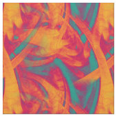 Tissu Oiseau Du Paradis Tropical (Fermer)