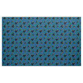 Tissu Oiseau noir Motif de la feuille d'animal forestier (Yard)