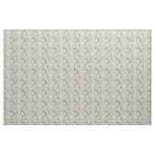 Tissu oiseau Robin vignes et fleurs botaniques (Yard)