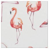 Tissu Oiseau tropical de motif de flamant d'aquarelle (fermé)