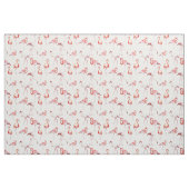 Tissu Oiseau tropical de motif de flamant d'aquarelle (Yard)