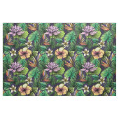 Tissu Oiseau tropical du feuillage paradisiaque (Fat Quarter)