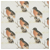 Tissu Oiseau vintage (Échantillon)