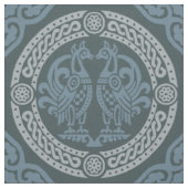 Tissu Oiseaux byzantins, Indigo (Échantillon)