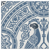 Tissu Oiseaux byzantins indigo (Fermer)
