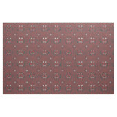 Tissu Oiseaux byzantins rouges foncés (Yard)