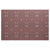 Tissu Oiseaux byzantins rouges foncés (Fat Quarter)