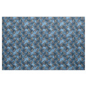 Tissu Oiseaux couronnés de fleurs en bleu (Yard)