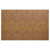 Tissu Oiseaux dans les épais, les ambres foncées (Fat Quarter)