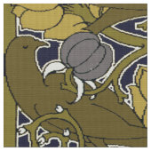 Tissu Oiseaux dans les fruits Motif par Voysey (Fermer)