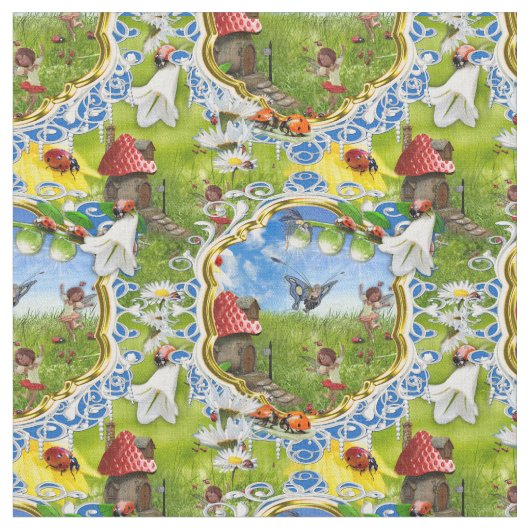 TISSU OISEAUX-ÉCHES ET BOUTEILLES (Fermer)