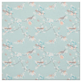 Tissu Oiseaux et fleurs (Échantillon)